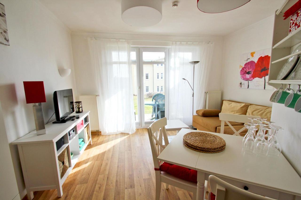 Terrasse, Gratis Nutzung Vom Ahoi Erlebnisbad Und Sauna In Sellin - Meeresblick Fewo 32 ゲーレン エクステリア 写真